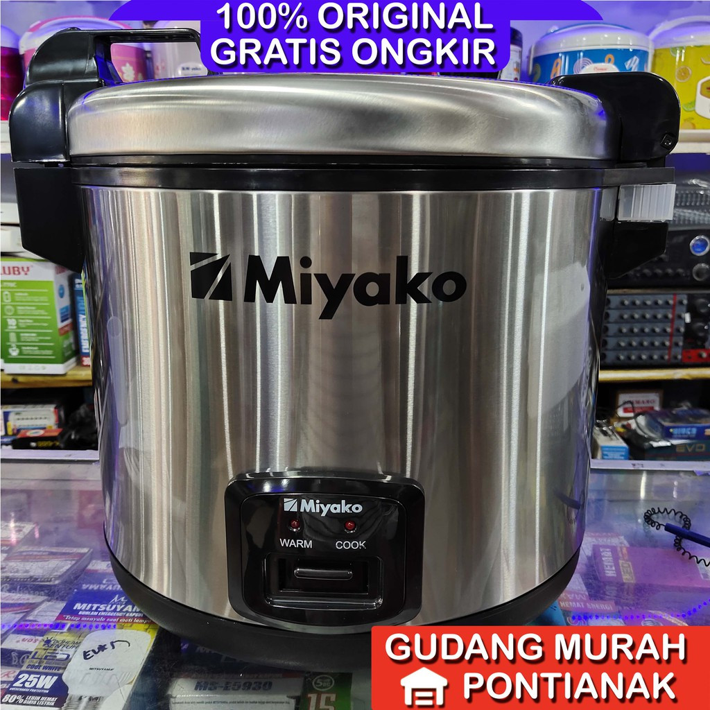 Rice Cooker Miyako MCG 171 kapasitas 16,7liter Jumbo Magic Com Stainless Steel Anti Lengket