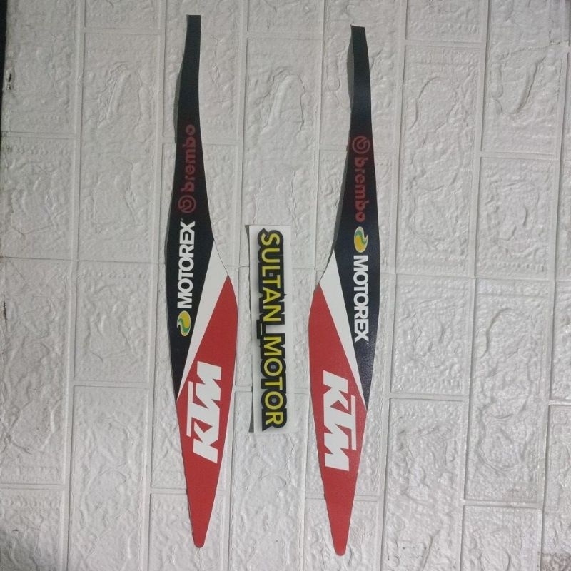 decal swing arm klx crf panjang 66cm