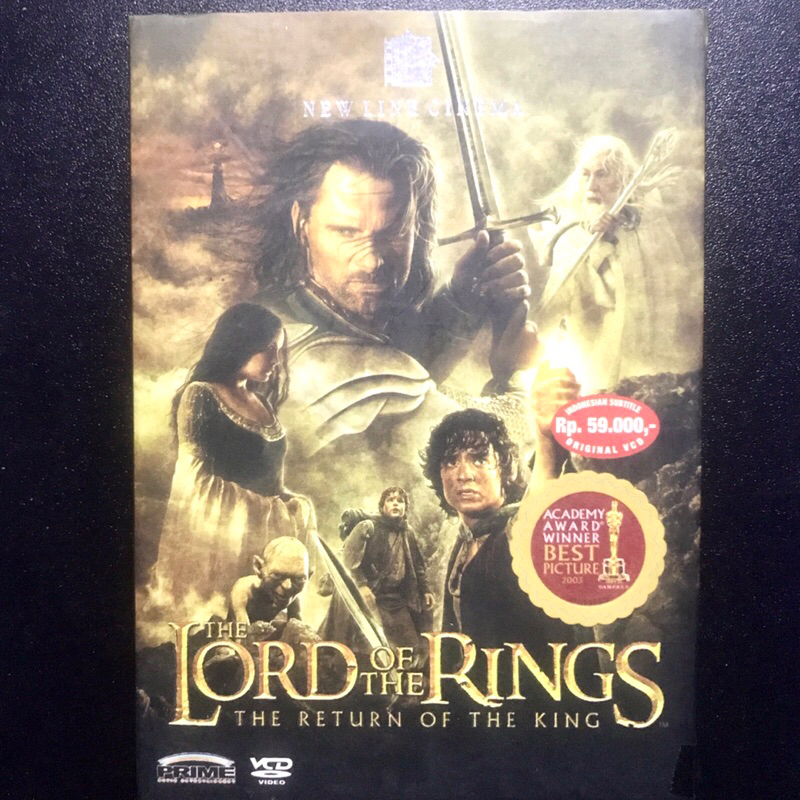 VCD ORI THE LORD OF THE RINGS
