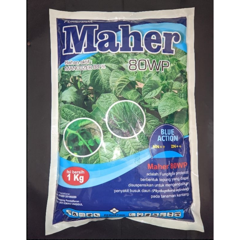 FUNGISIDA MAHER 80 WP 1KG MANKOZEB BLUE ACTION