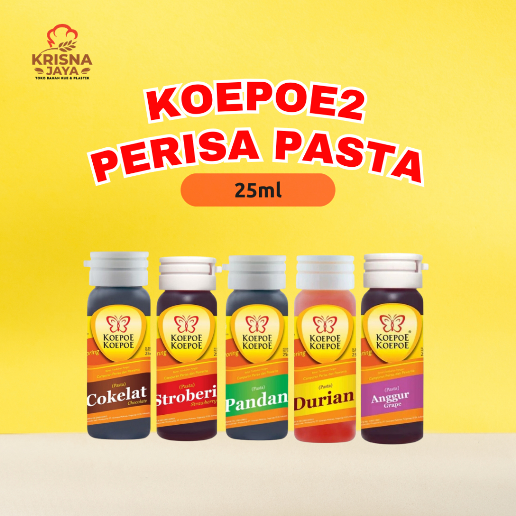 

Koepoe/Kupu Pasta Perisa Kue/Makanan 25ml