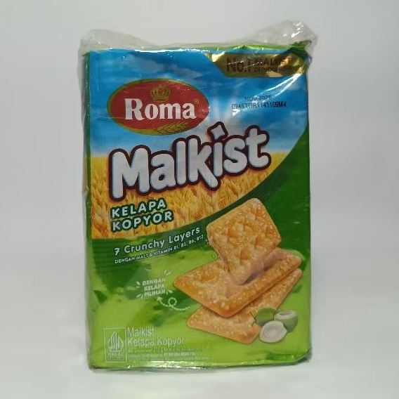 

ROMA MALKIST KELAPA KOPYOR 1 BAL ISI 6 PACK