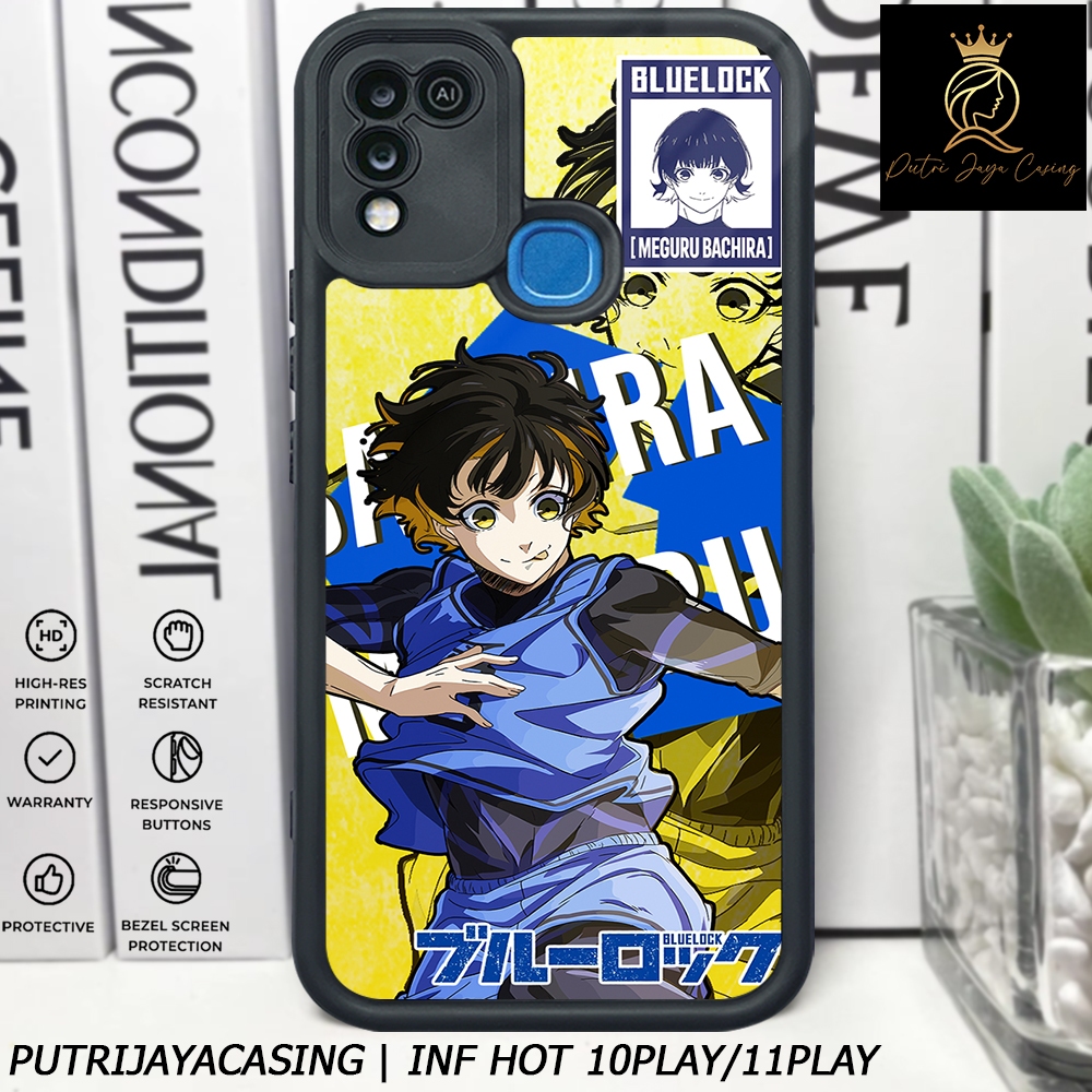 Case INFINIX HOT 10 PLAY - HOT 11 PLAY Terbaru Motif Anime Blue Lock - Softcase Infinix Hot 10 Play 