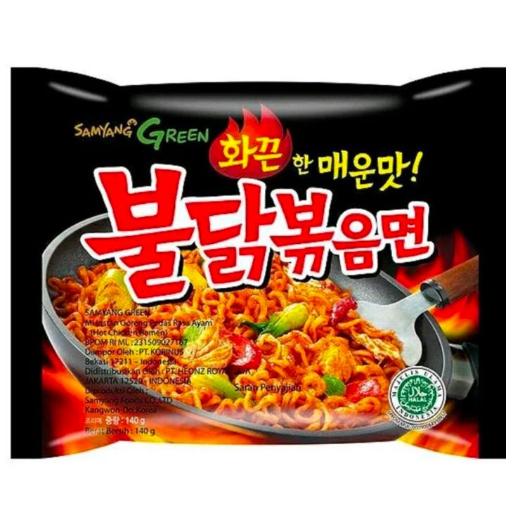 

1pcs Samyang Mie Instant Goreng Hot Chicken Ramen Original 140g