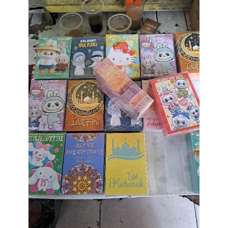 

angpau lebaran amplop idul fitri karakter isi 50 pcs