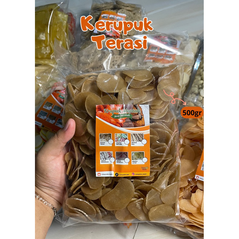 

Krupuk Terasi 500gr mentah
