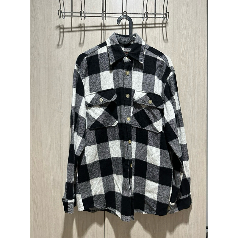 Assc Men Shirt Kemeja Pria - Black White