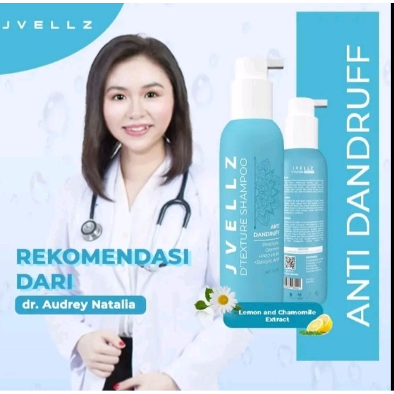 Jvellz Shampoo Anti Ketombe Membersihkan Kulit Kepala Dari Ketombe Basah Kering Dermatitis Gatal dan