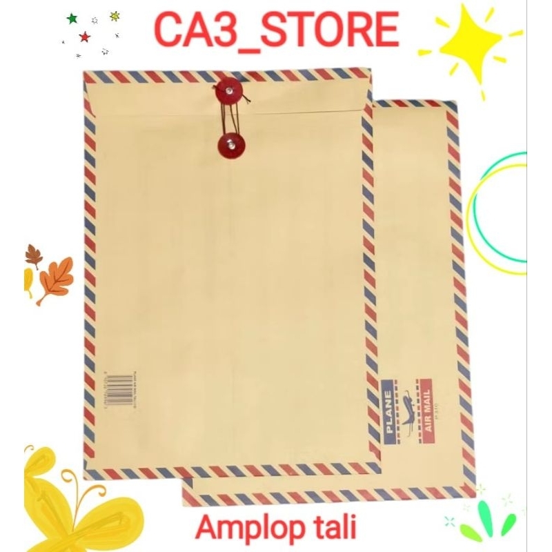

Amplop tali / Amplop lamaran kerja/ Amplop tali Air Mail BHG 310