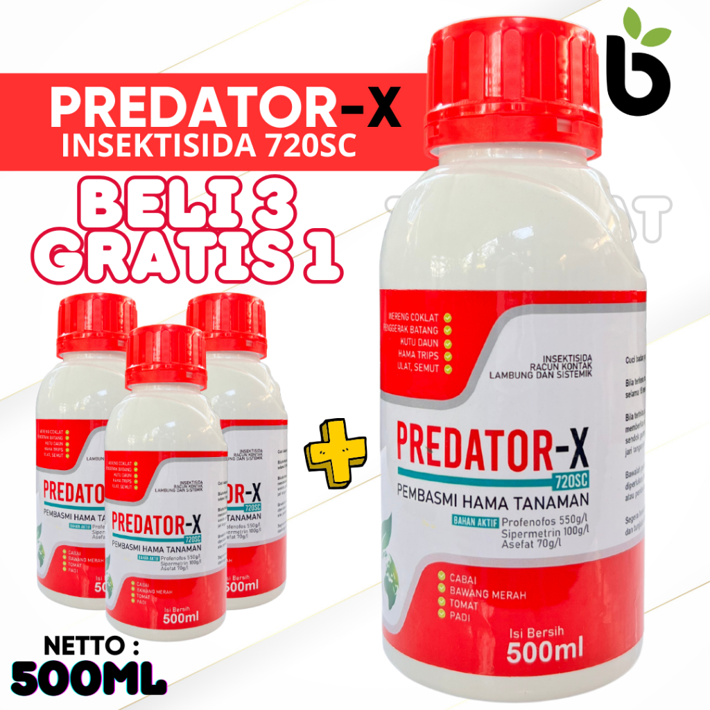 Insektisida PREDATOR-X 720SC 500ML Mengeendalikan Populasi Serangan Hama