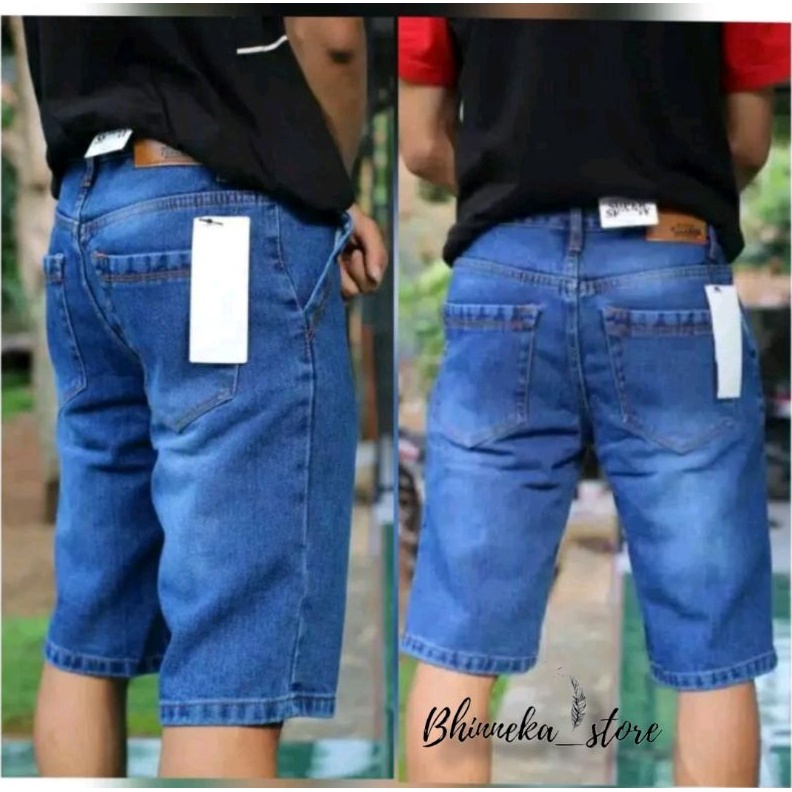 KODE J17R CELANA JEANS PENDEK PRIA COWOK CELANA JINS LAKI LAKI DISTRO MURAH