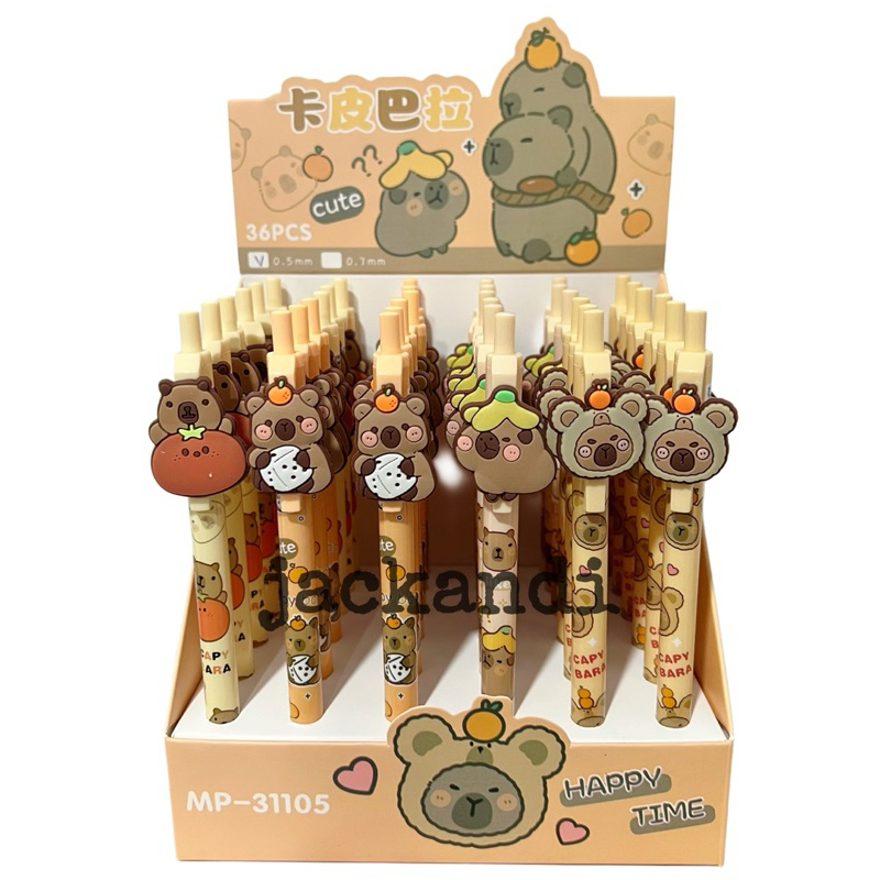 

Pensil Mekanik anak Cetek Capy Bara Kartun Lucu Karakter Capybara Imut Murah
