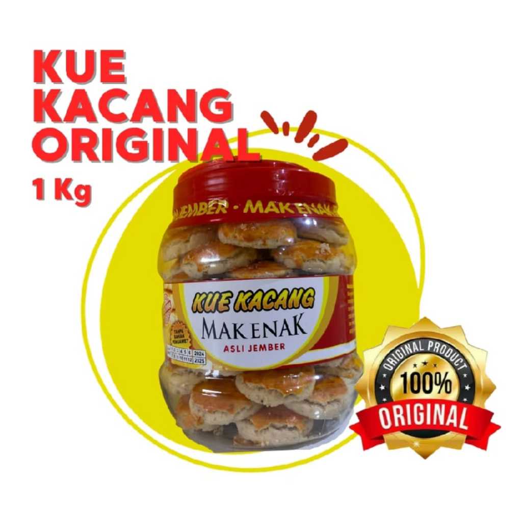 

KUE KACANG ORIGINAL MAK ENAK JUMBO 1KG MAK ENAK ASLI JEMBER