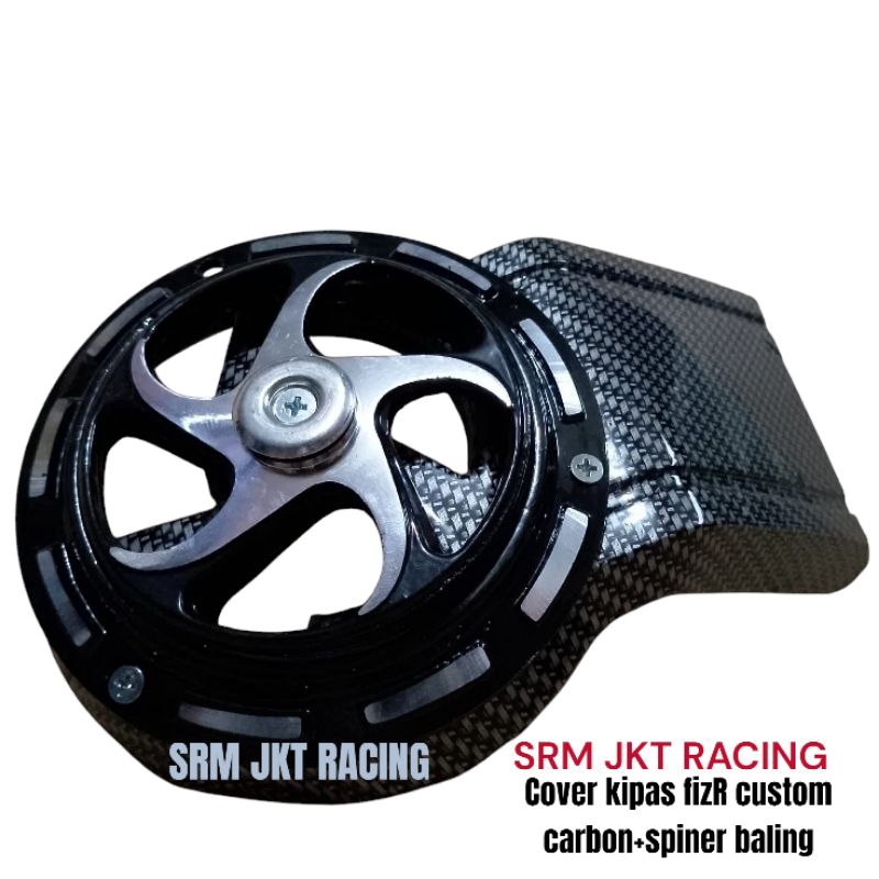 tutup kipas fizr Carbon set spiner tinggal pasang tutup kipas variasi spiner fizr pnp siap pakai