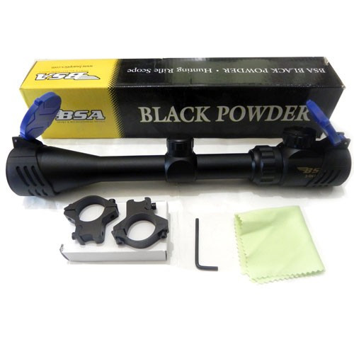 TELESKOP BSA 3X9X40 EG HK ( ANGKA ) TERBARU FLIP BIRU