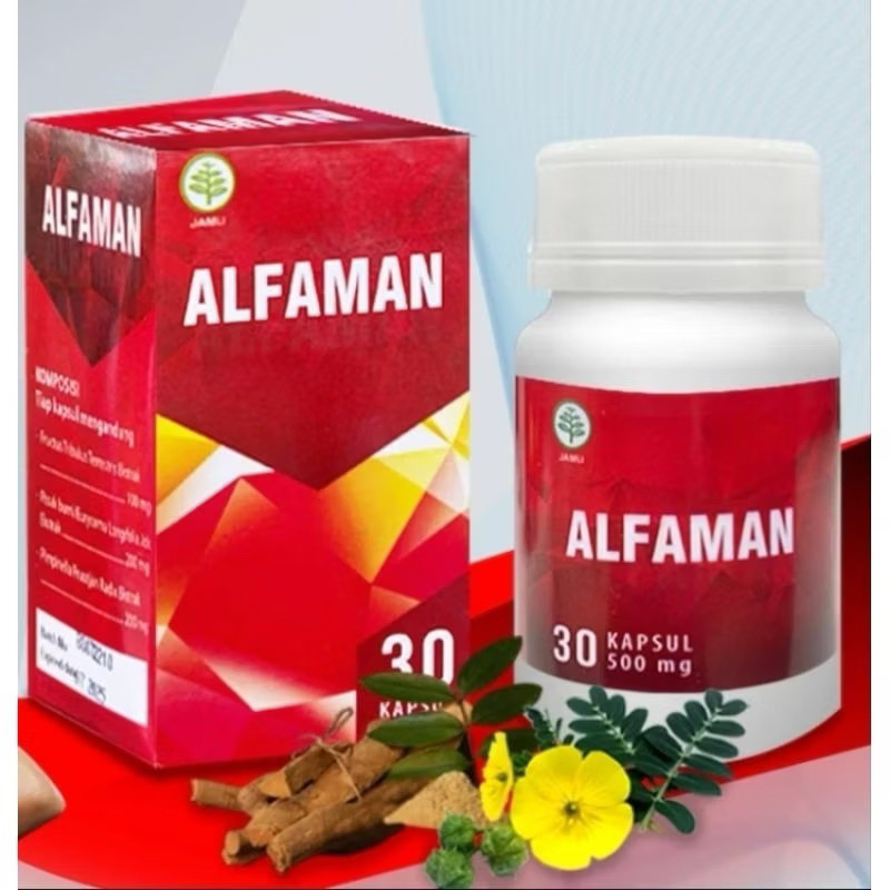 ALFAMAN ASLI ORIGINAL MULTIVITAMIN STAMINA ISI 30 KAPSUL