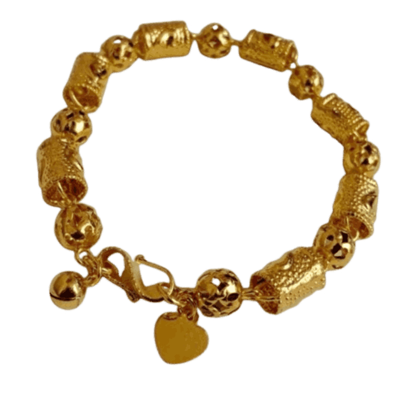 GELANG TANGAN NURI BAMBU TITANIUM GOLD ANTI KARAT