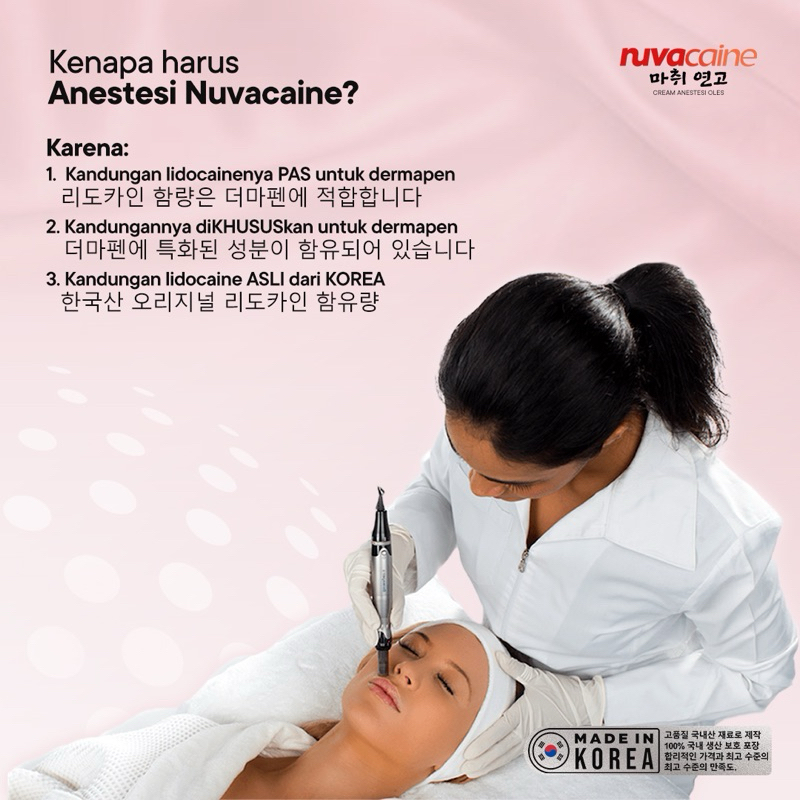 RK [3PCS ANESTESI WAJAH] Anestesi Cream Dermapen Untuk Perawatan Wajah Dermaroller Perawatan