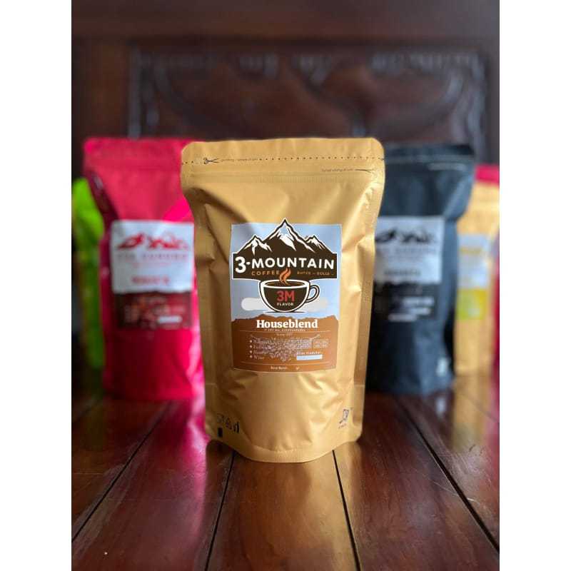 

Kopi Houseblend Biji/bubuk Kopi Murni 3m (3 Mountain)