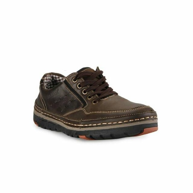 KODE E6D Sepatu Pria Kulit Jim Joker Horse 1 Coffee Original Casual Formal