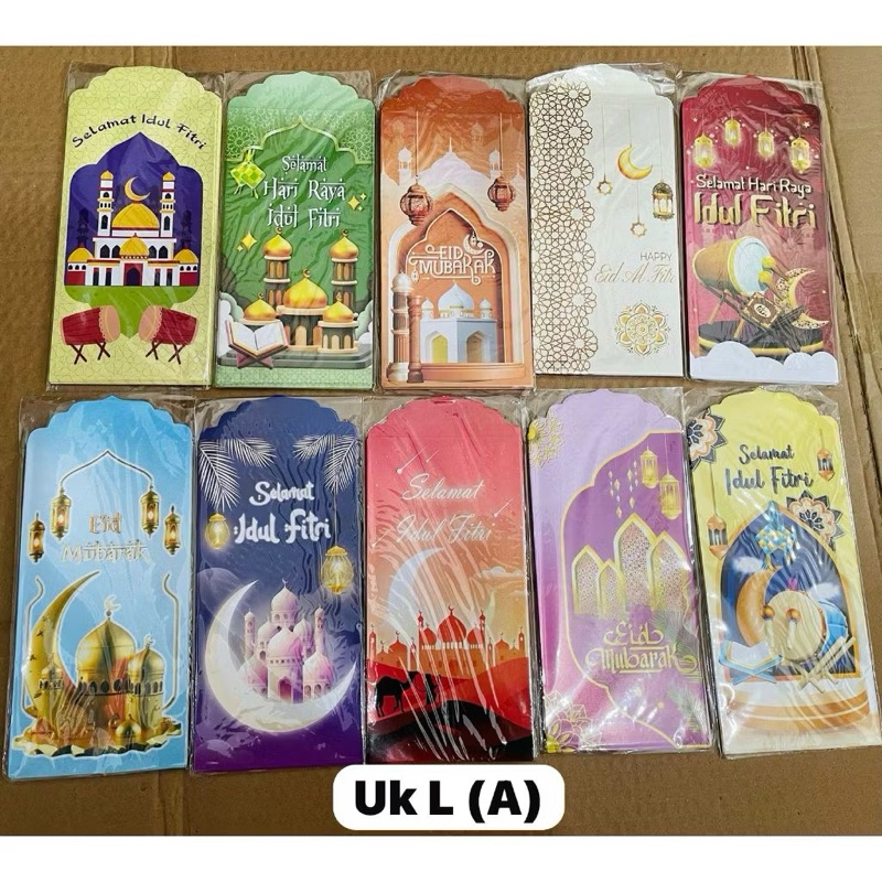 

Amplop Lebaran Resmi Uk.(L) Perpcak isi 8pcs (Osorisfunshopp) (2Type)