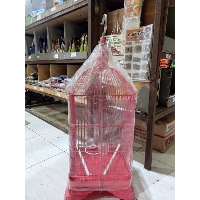 kandang besi kotak gantung sangkar besi lovebrid kotak gantung