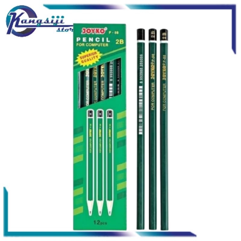 

Pensil pencil 2B Joyko Hijau