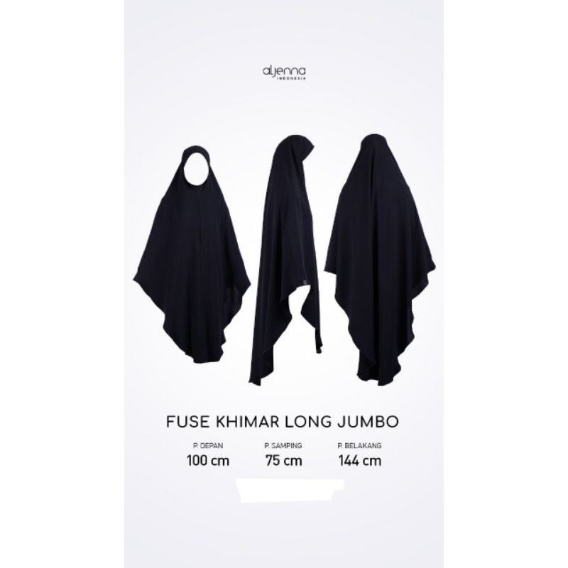 Aljenna Februari 2025 Shofi Abaya Mocha Mouse size S-Fuse Triangle Mocha Mouse--Fuse Khimar Long Jum