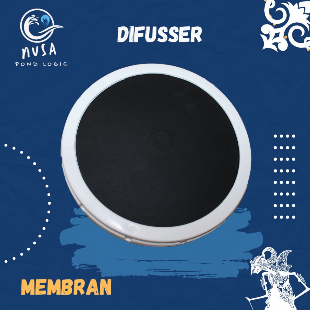 Karet Udara Kolam Ikan Membran Aerasi Gelembung Oksigen