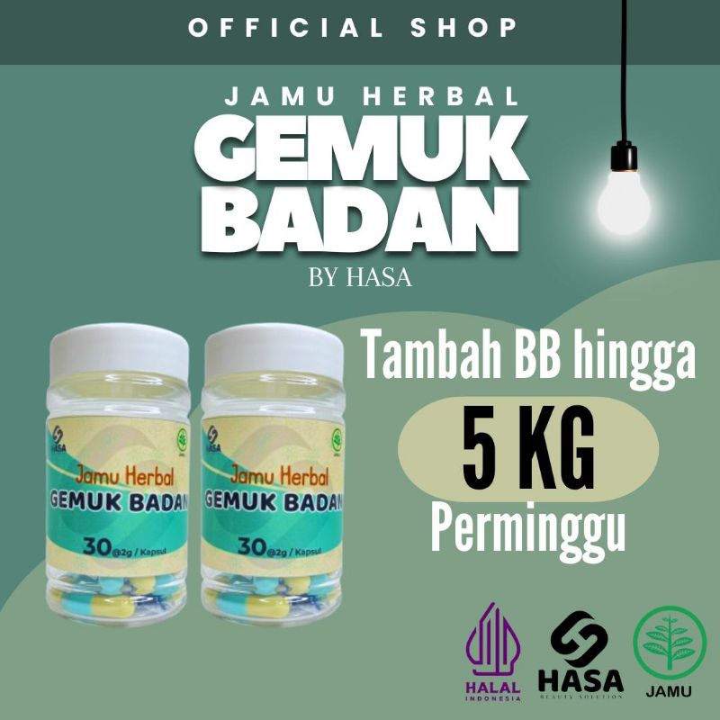 

Jamu Gemuk Badan Herbal By Hasa Beautysolution