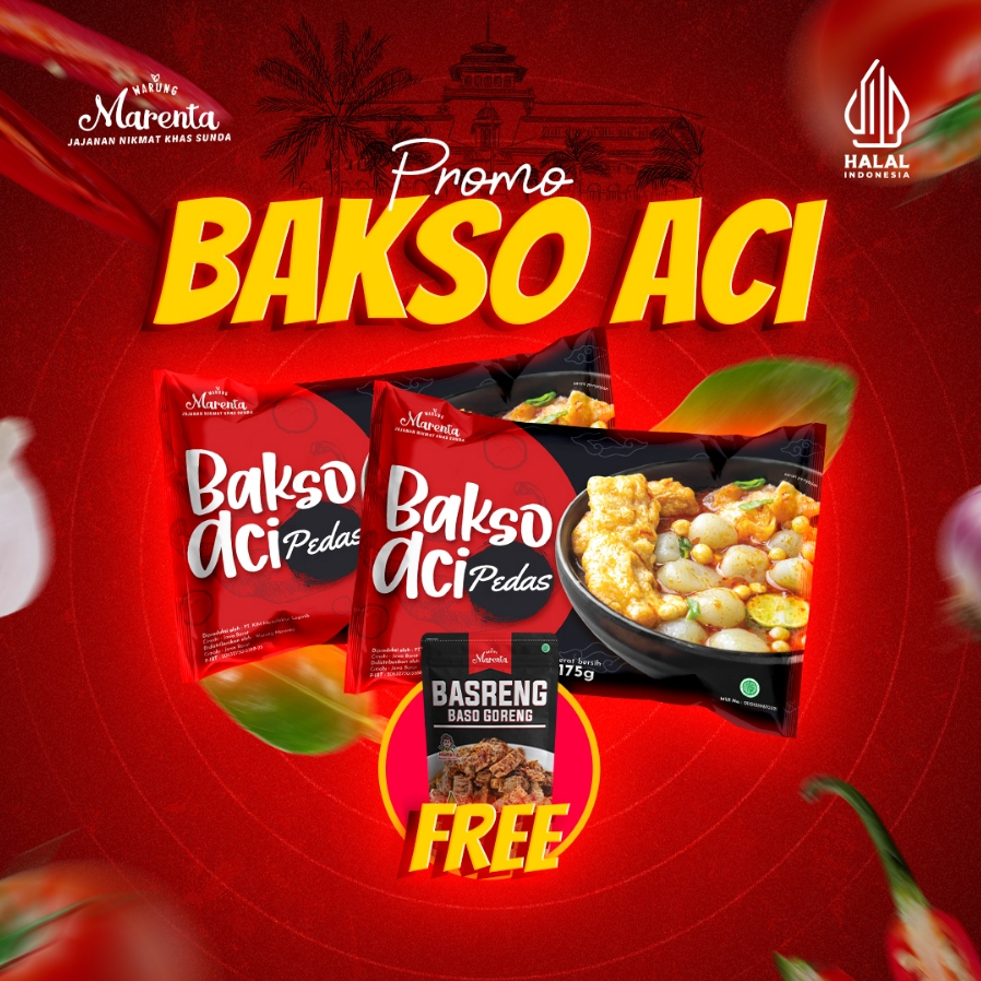 

[GRATIS BASRENG] PROMO BELI 2 BASO ACI PEDAS gratis basreng pedas daun jeruk