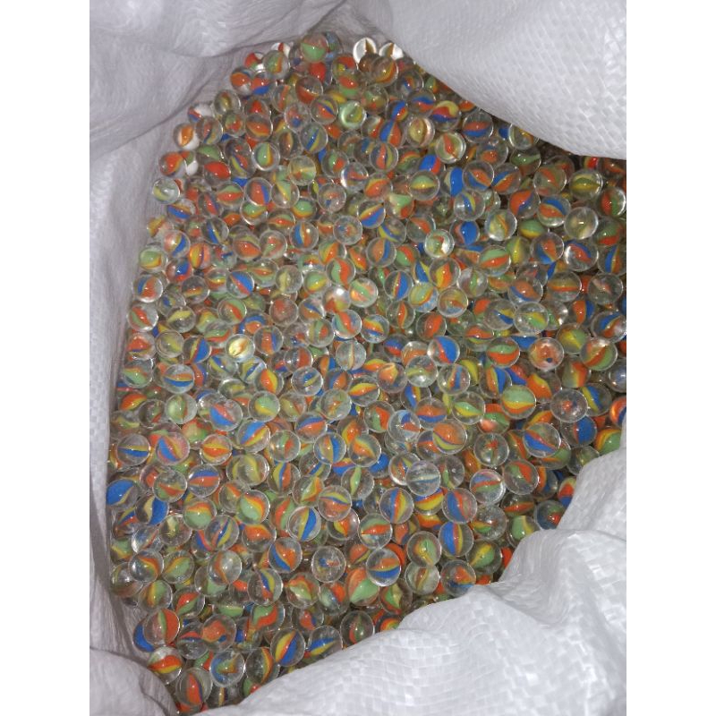 1 Karung isi 25kg Mainan Anak Kelereng Mini Belimbing / Neker Mini 12mm (1.2cm) / Kelereng Gundu Jad