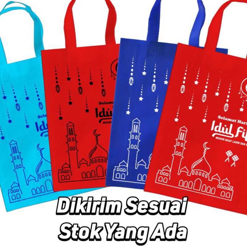 

(Isi 12 pcs) Tas Tali 30x40 EDISI LEBARAN WARNA RANDOM