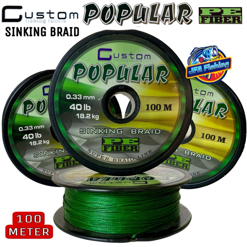 Senar PE Custom POPULAR Pe Fiber 100Meter