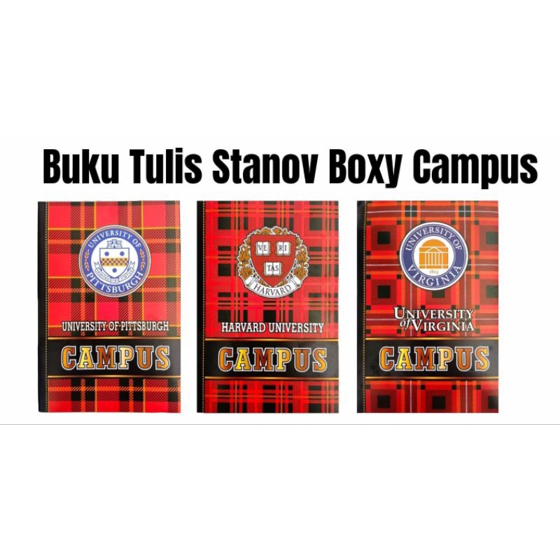 

Buku Tulis Boxy 36 lembar STANOV (10pc) Campus / Kraft