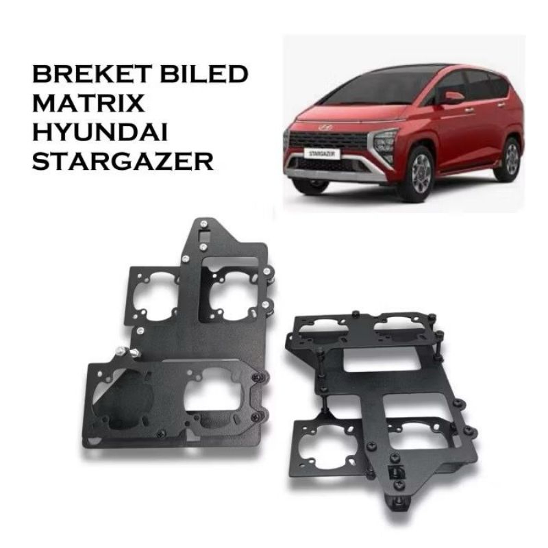 ￼Breket Biled matrix STARGAZER hyundai bracket bi led headlamp 1.5 inch mobil