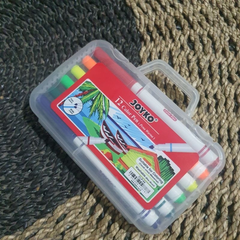 

[PRELOVED] Joyko Color Pen 12 Warna (1set)