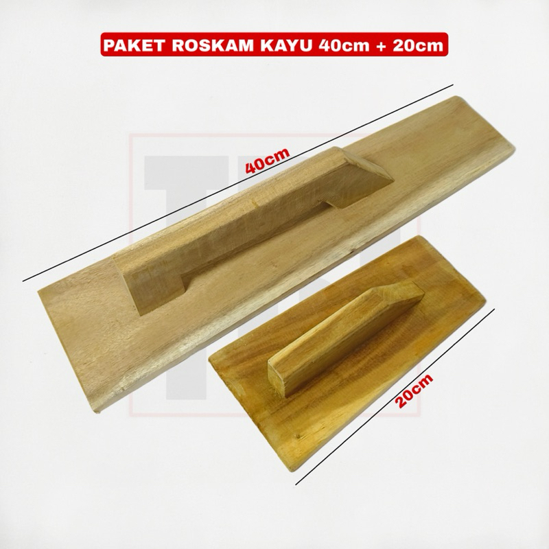 Paket 2 Model Roskam Kayu Raskam Besar Kecil