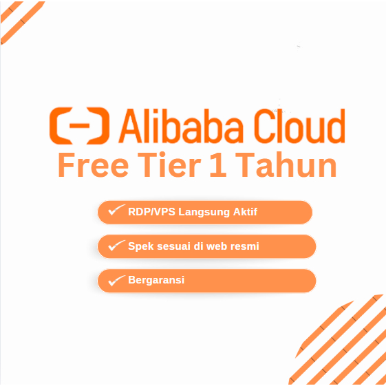 Alibaba Cloud Free Tier 1 Tahun RDP VPS Langsung Aktif