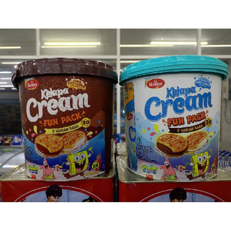 

Roma Biscuit Kelapa Cream Fun Pack 297gr