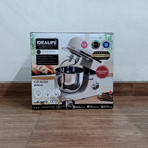IDEALIFE Mixer Double Hook Multi Speed Mixer Pengaduk Ganda IL-221 IDEALIFE mixer roti