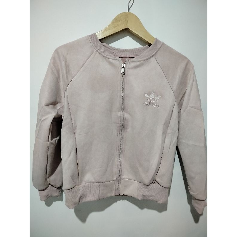 JAKET Adidas Wanita Warna Soft Pink M-L Jaket  Murah