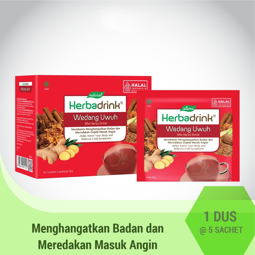 

Herbadrink Wedang Uwuh Minuman Hangatkan Badan, Redakan Masuk Angin