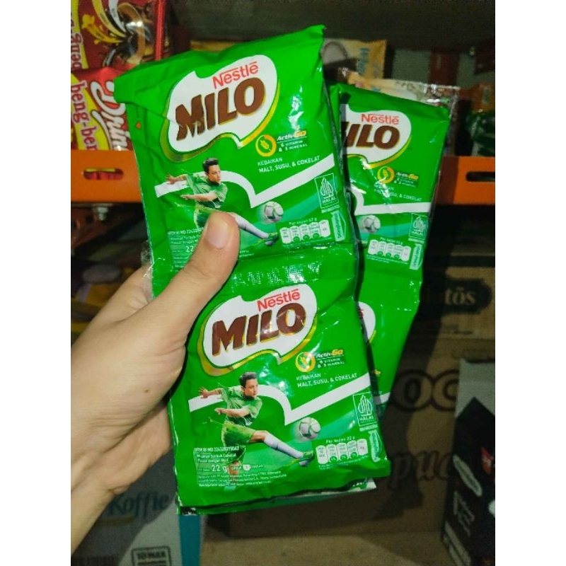 

nestle milo activ-go 22g x 10bks minuman serbuk cokelat paduan dengan malt