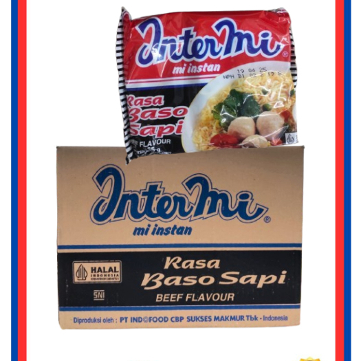 

MIE INSTAN INTERMI BASO SAPI 1DUS ISI 40PCS
