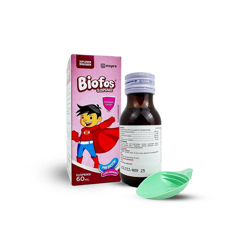 Biofos Sirup 60 Ml Mepro / Vitamin Daya Tahan Tubuh / Memperbaiki Nafsu Makan Anak