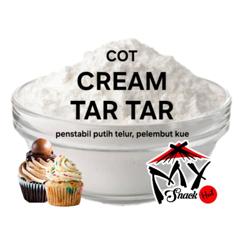 

CREAM OF TARTAR 50GR FOOD GRADE PENGERAS WHIP CREAM KOKOH KUAT PENGUAT TIDAK KEMPES KRIM KOCOK HALAL