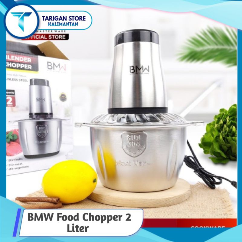BMW Food Chopper 2 Liter Food Blender Chopper Pengolah High Power