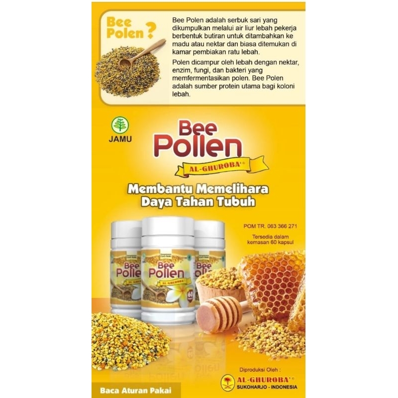 

Kapsul Bee Pollen Untuk Promil dan Anti Bakteri Plus Anti Aging