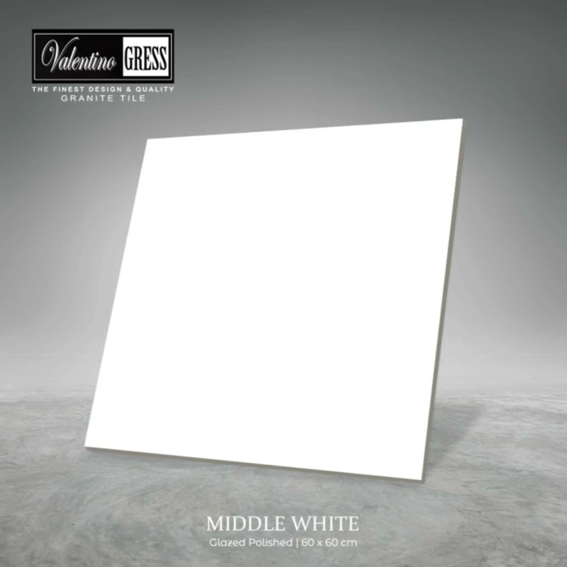 Granit 60x60 Valentino Gress Middle White | Glossy/Double Loading
